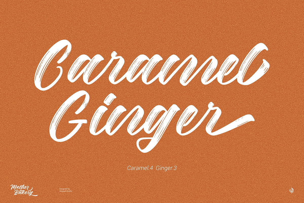 Mother Bakery, a Handwritten Font by Aluyeah Studio (Photo 3 of 13)