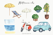Mediterranean Summer Dolce Vita, a Decorative Illustration by Catch the Dream Art (Thumbnail 22 of 25)
