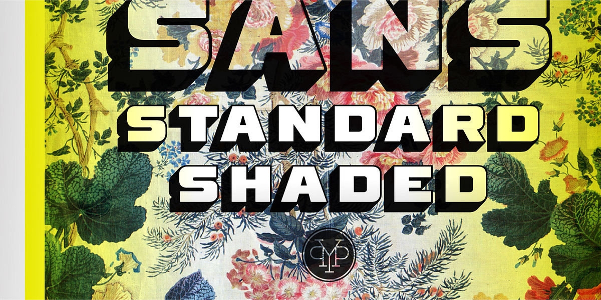 Standard Shaded, a Font by Yes Please (Photo 1 of 10)