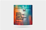 Matte Stand-Up Pouch Mockup, a Packaging Mockup by Reformer Mockup (Thumbnail 2 of 5)