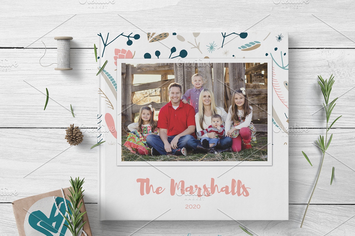 12x12 Family Photobook Template, a Templates & Theme by Jest Kept Secret (Photo 1 of 6)