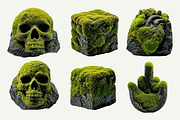 Moss on Rock Font, a Sans Serif Font by Handmadefont (Thumbnail 8 of 16)