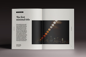 Moore Magazine Indesign Template