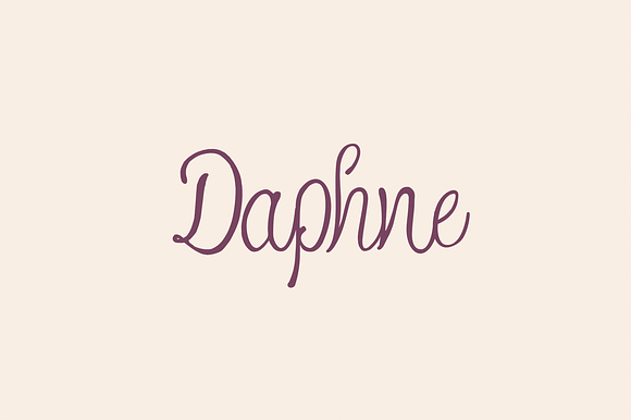 Daphne Font preview 7