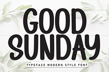 Good Sunday | Script Font