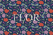 Floral Fifties Patterns, a Pattern Graphic by Anny Cecilia Walter (Thumbnail 2 of 10)