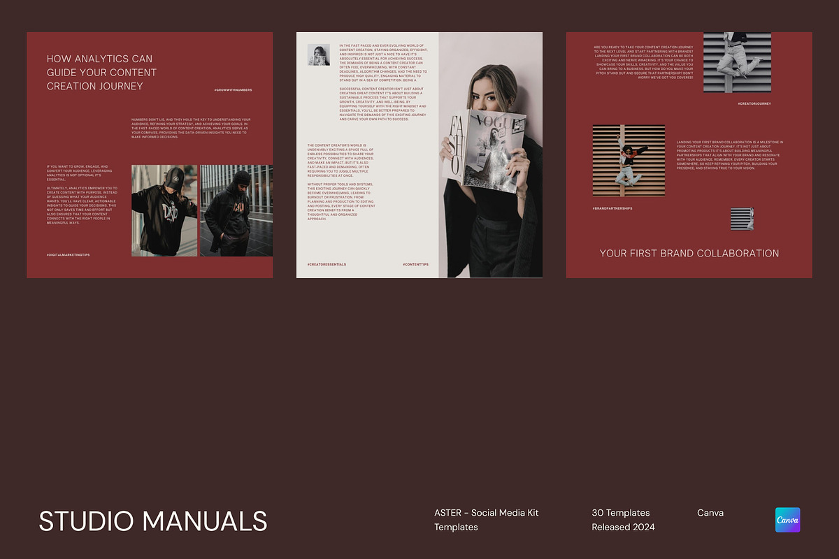 ASTER – Social Media Kit, a Social Media Template by Studio Manuals (Photo 6 of 8)