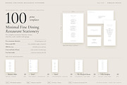 Restaurant Branding 100 Templates V4, a Stationery Template by pawellpi (Thumbnail 2 of 103)