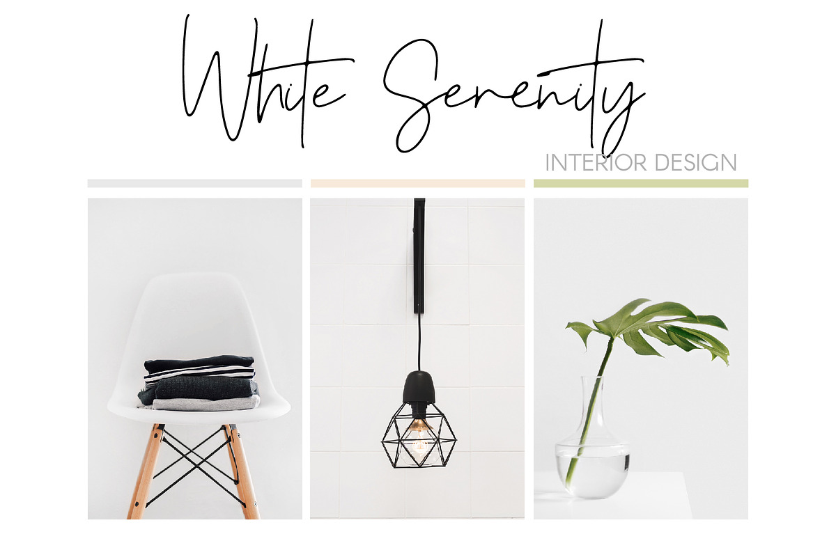 White Serenity Signature Font preview 5