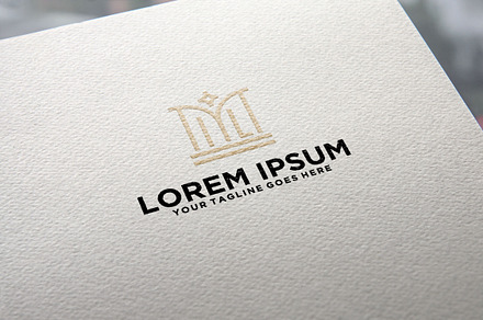 Law Firm Letter M logo