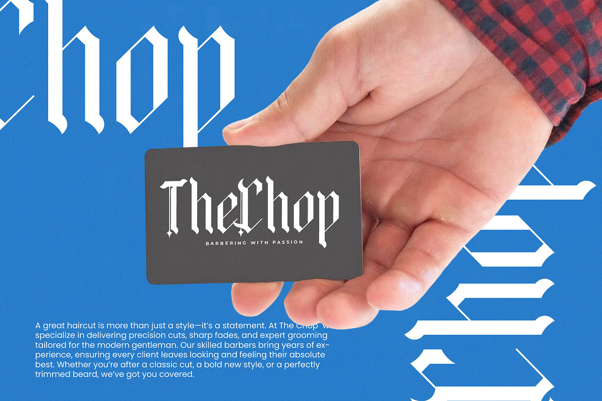 Bold Riot Modern Blackletter, a Blackletter Font by timelesstype.co (Photo 4 of 20)