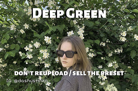 Deep Green preset Lr, a Light 3D Model by Starley Sparks