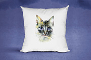Watercolor cats clipart, an Animal Illustration by NataliMiasStore (Thumbnail 5 of 6)