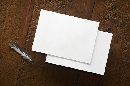 Modern business card mockup template, a Business Photo by Asya Nurullina