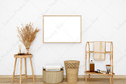 Boho Frame Mockup, a Poster Template by Mockup Shop (Thumbnail 2 of 2)