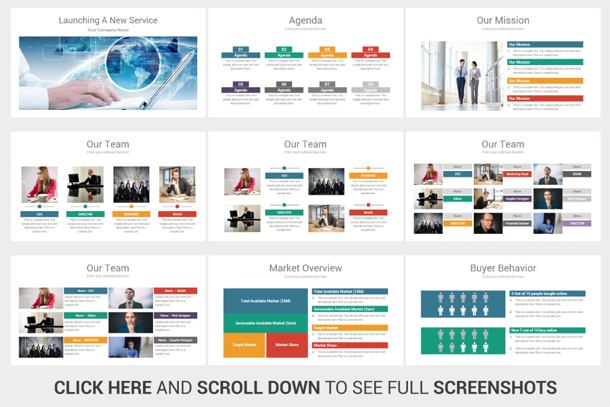 Launching A New Service  Design, a Presentation Template by OceanArt (Photo 5 of 16)