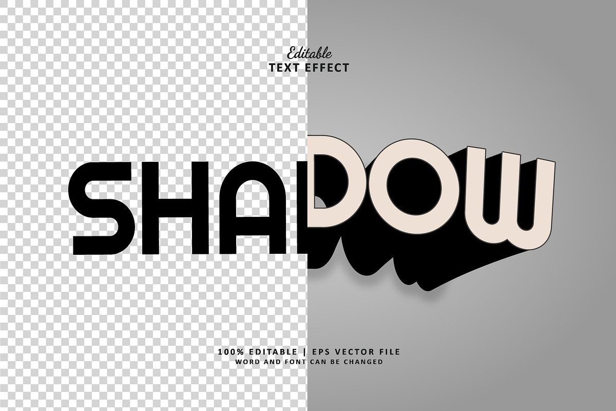 Text Effect Long Shadow, a Brushes & More by Navy Graphic (Photo 2 of 2)