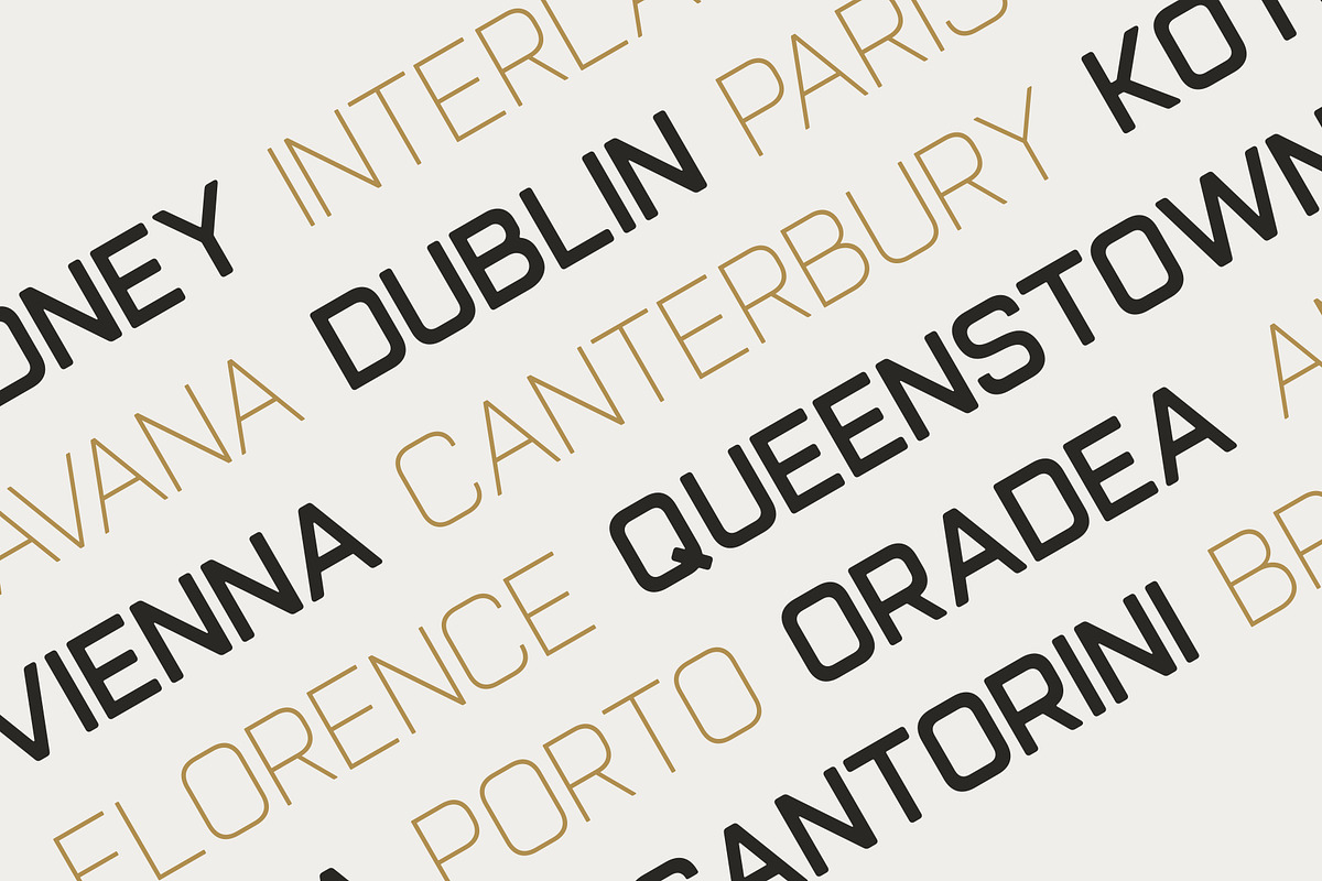 Nexium Round - Sci-Fi Inspired Sans, a Sans Serif Font by SL Studio (Photo 7 of 7)