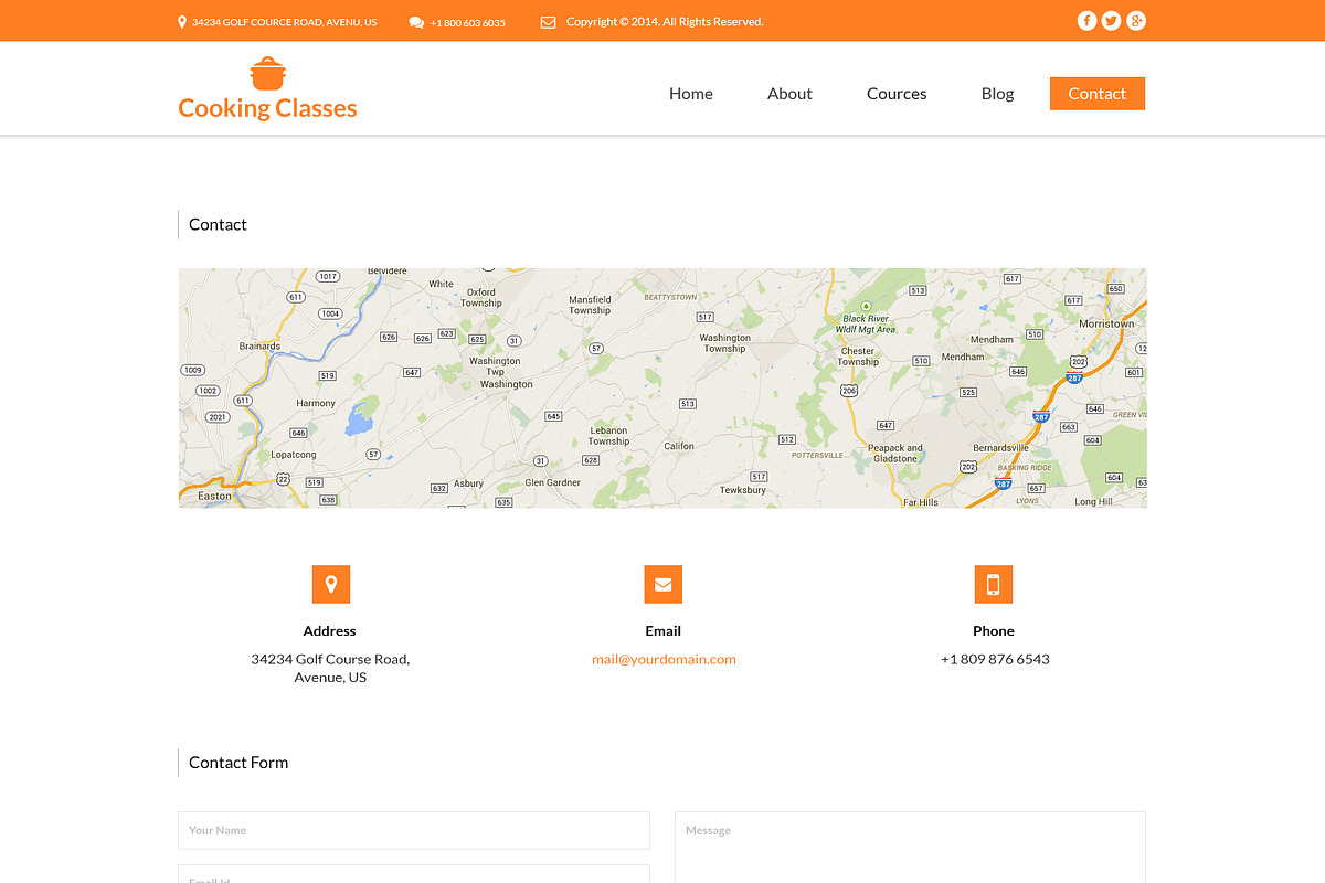 Cooking Classes PSD Website Template, a Websites & App Template by WebbyTemplates (Photo 5 of 7)