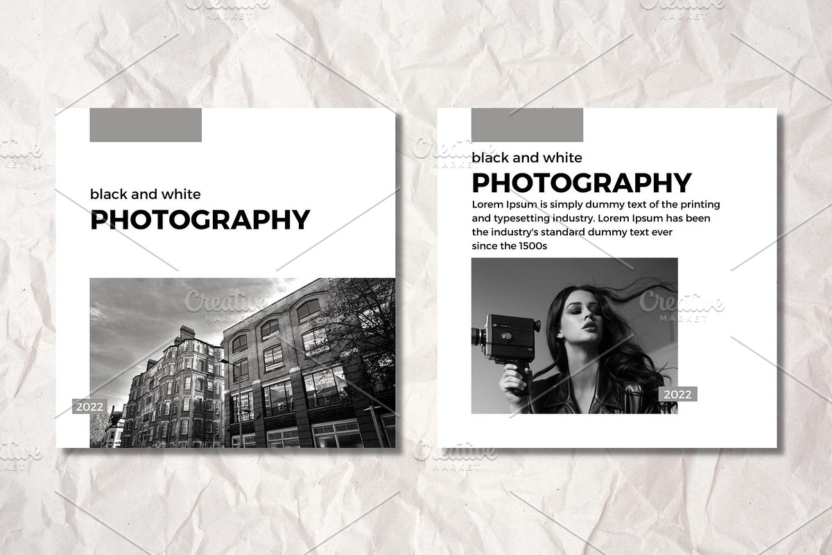 Black and White Photography, a Social Media Template by Aji Gallery (Photo 5 of 20)