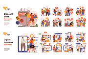 Bundle Concept Vector Illustrations, a Templates & Theme by alexdndz (Thumbnail 5 of 20)