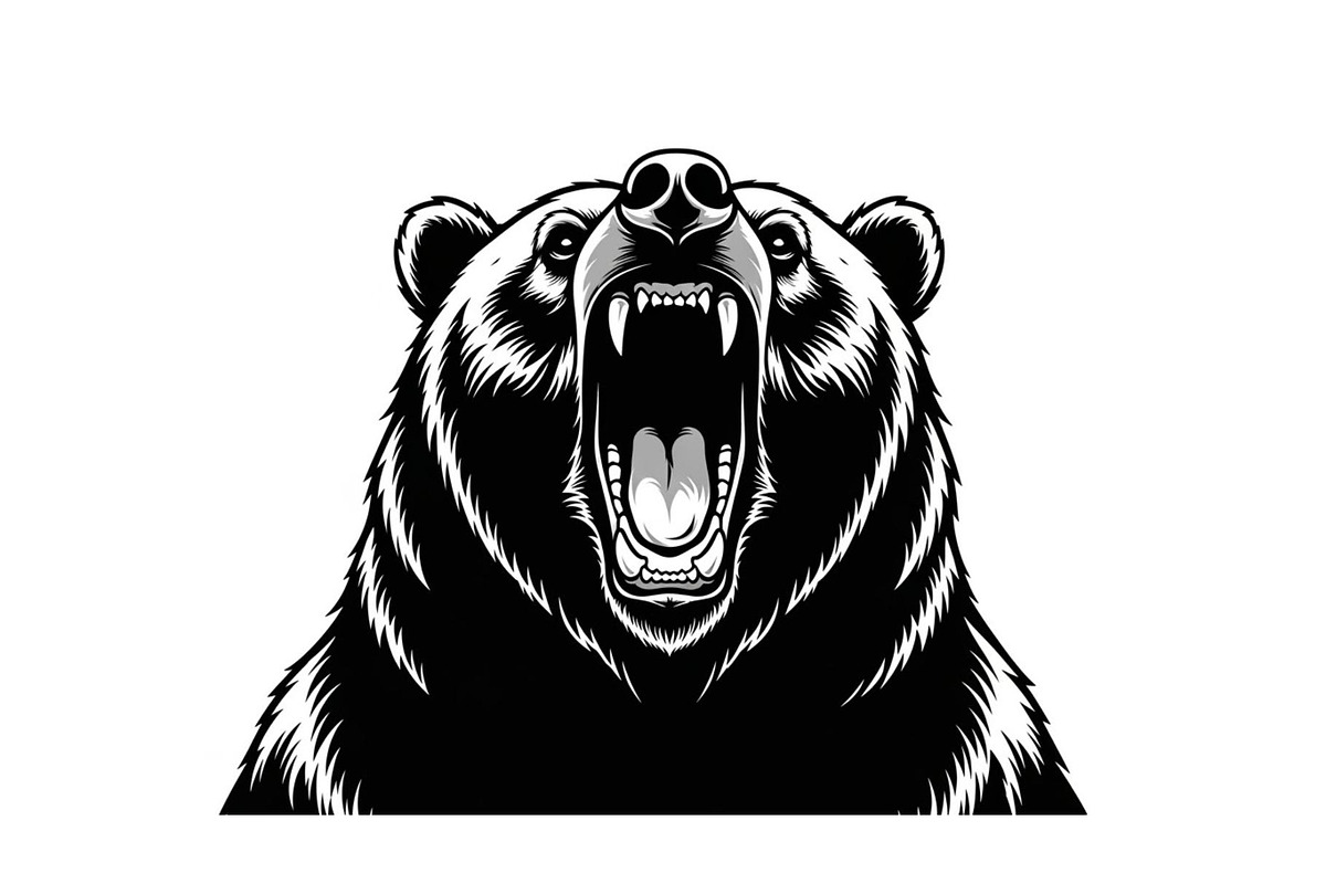 Nature Wildlife Bear Silhouette Bund, an Illustration by Designs_River (Photo 10 of 51)