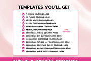 Coloring PNGs Bundle with PLR & MRR, an Animal Illustration by Your DigiProds (Thumbnail 3 of 6)