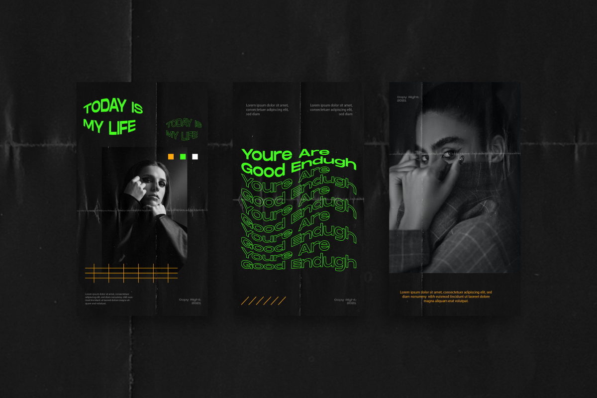 Marrion Instagram Template, a Social Media Template by Inkofert (Photo 6 of 10)