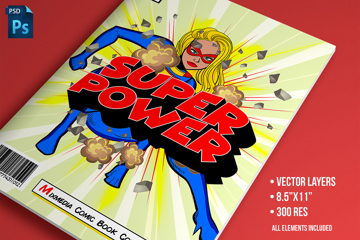 Super Comic Covers, a Graphic by mixmedia87 (Photo 1 of 4)