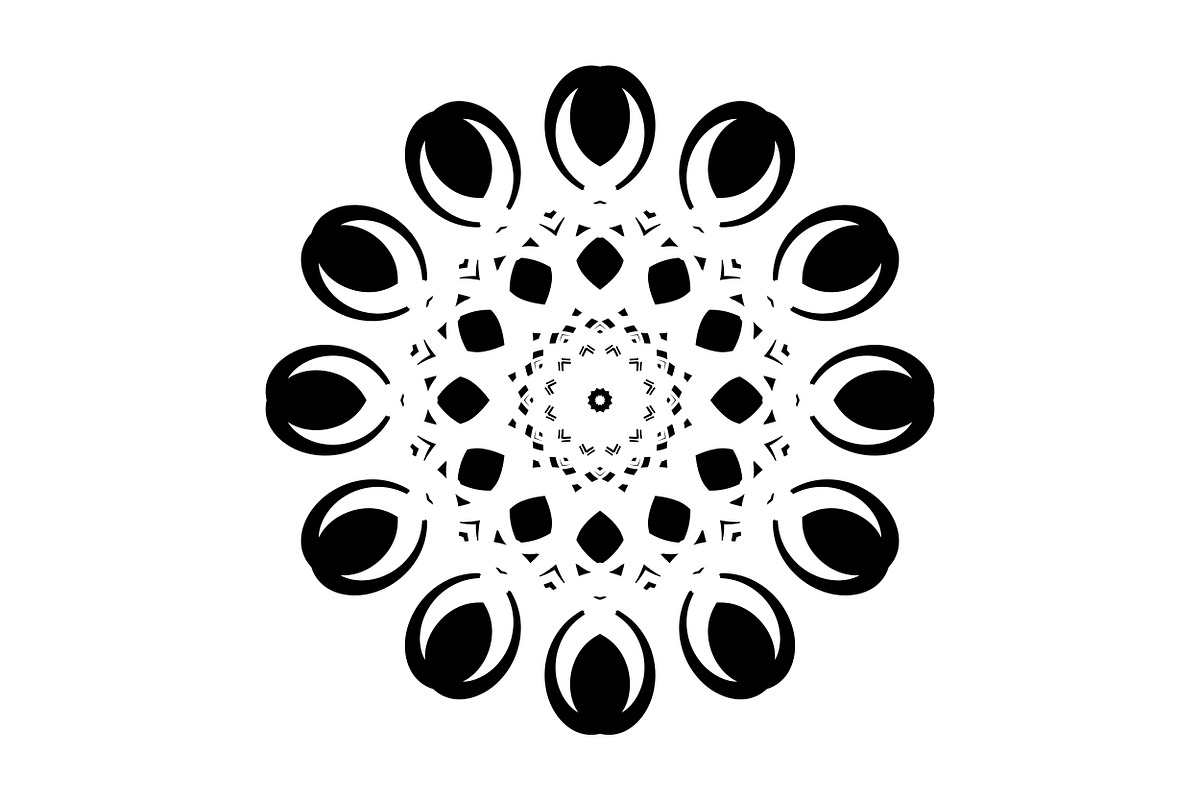 Artistic Mandala Vector Collection, a Decorative Illustration by NJ Himel (Photo 21 of 101)