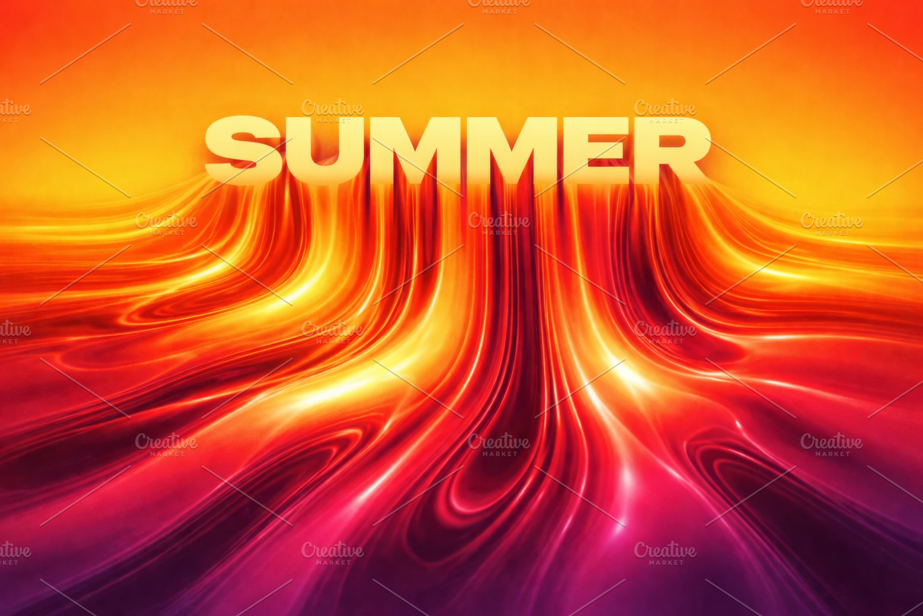 Summer theme distortion glitch retro, a Photo by Dvoevnore photos