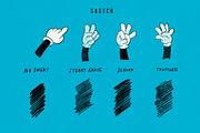 Dead Head Procreate Brush Set, a Brush Add-On by Idle Letters (Thumbnail 2 of 11)