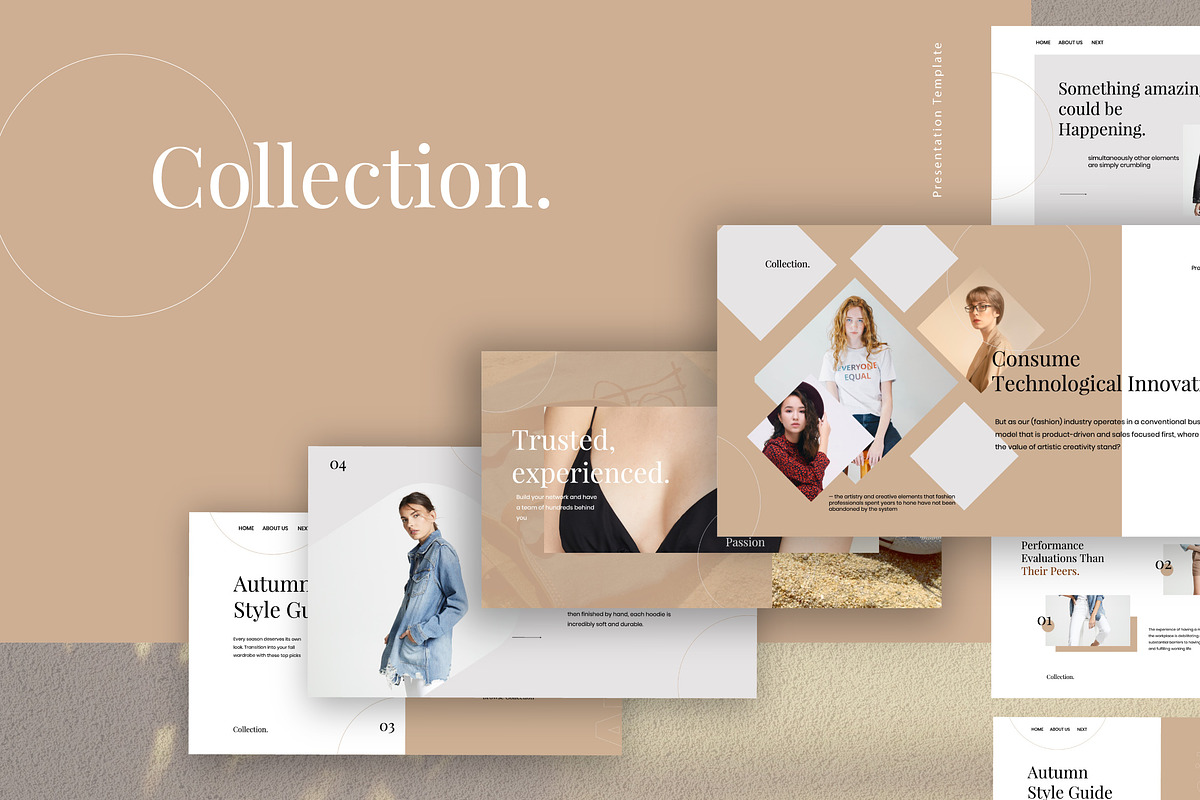 Collection - Fashion Powerpoint, a Presentation Template by Dirtytemp Studio (Photo 1 of 11)