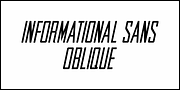 Informational Sans JNL, a Sans Serif Font by Jeff Levine Fonts (Thumbnail 4 of 5)