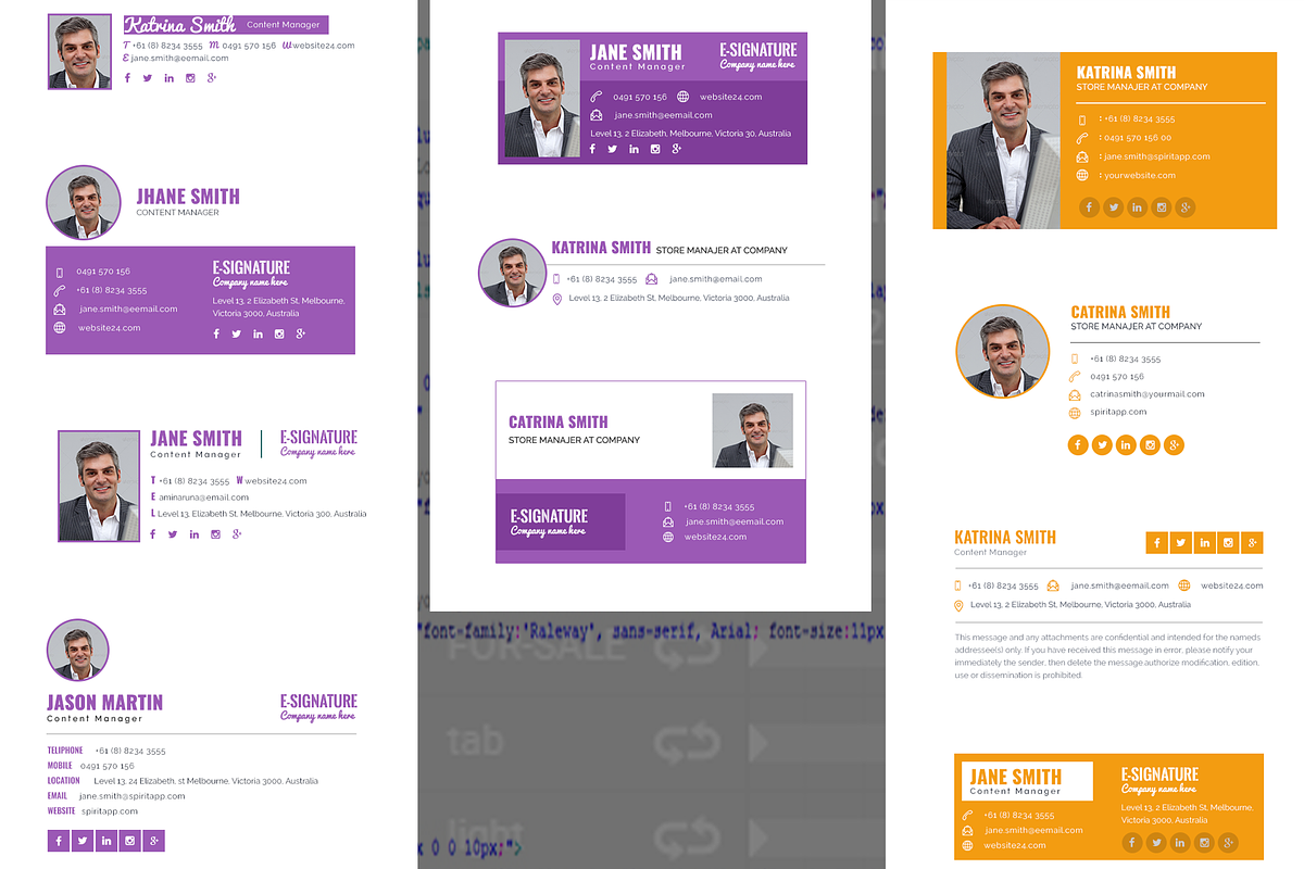 R35 HTML Responsive E-Signature, an Email Template by QuickArtisan (Photo 23 of 27)