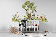 Spring woodland Baby animals clipart, an Animal Illustration by 60secondsArt (Thumbnail 10 of 14)