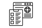 Tasks Line Icon, an Outline Icon by Pexelpy (Thumbnail 2 of 2)