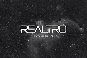 Realtro - Futuristic Font
