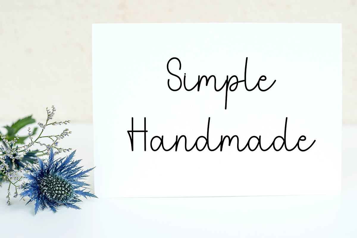 Creative Handmade, a Handwritten Font by InermediaSTUDIO (Photo 6 of 8)