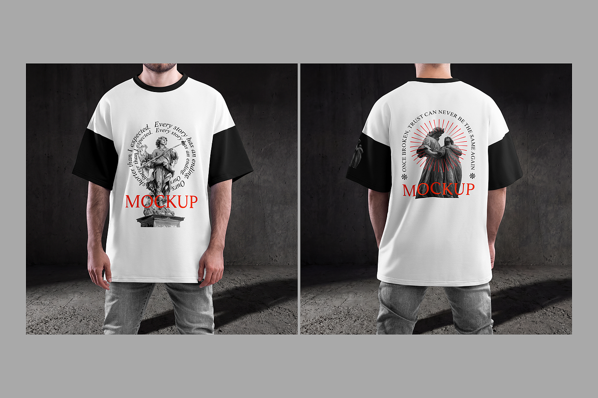 T-Shirt Oversize Mockup, a Shirt Mockup by PopotLane (Photo 4 of 6)