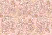3 Floral paisley fabric patterns, a Wallpaper Graphic by antalogiya (Thumbnail 2 of 4)