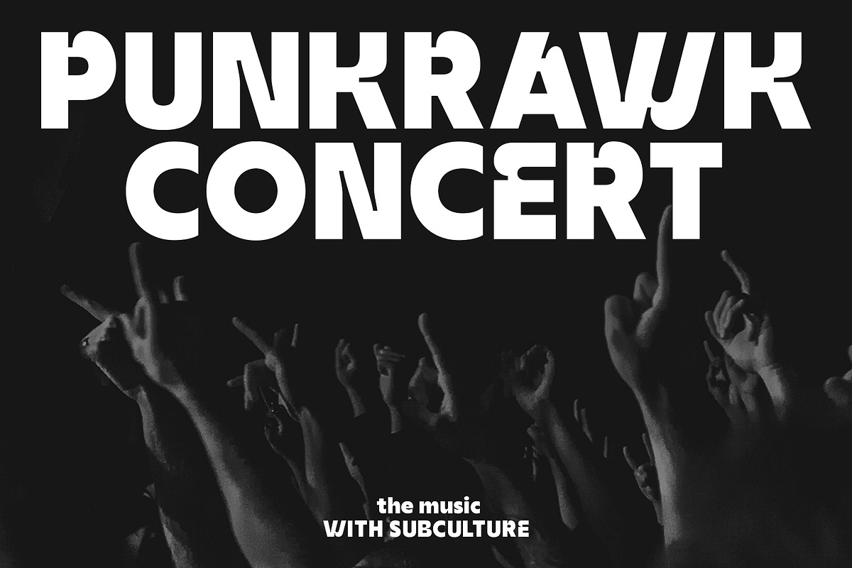 Rawkner Font, a Sans Serif Font by trustha (Photo 5 of 15)