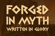 Archides- Ancient Greek Display Font, a Sans Serif Font by Pekotype (Thumbnail 9 of 15)