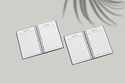 A5 Spiral Notebook Mockup, a Print Template by rahmatmoscae (Thumbnail 5 of 12)