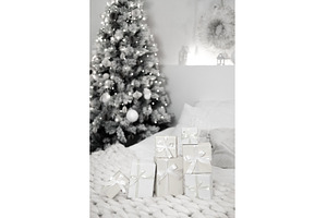 Christmas presents on bed by, a Holiday Photo by Anna Efetova