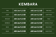 Kembara Font Family, a Sans Serif Font by Pikgura (Thumbnail 3 of 6)