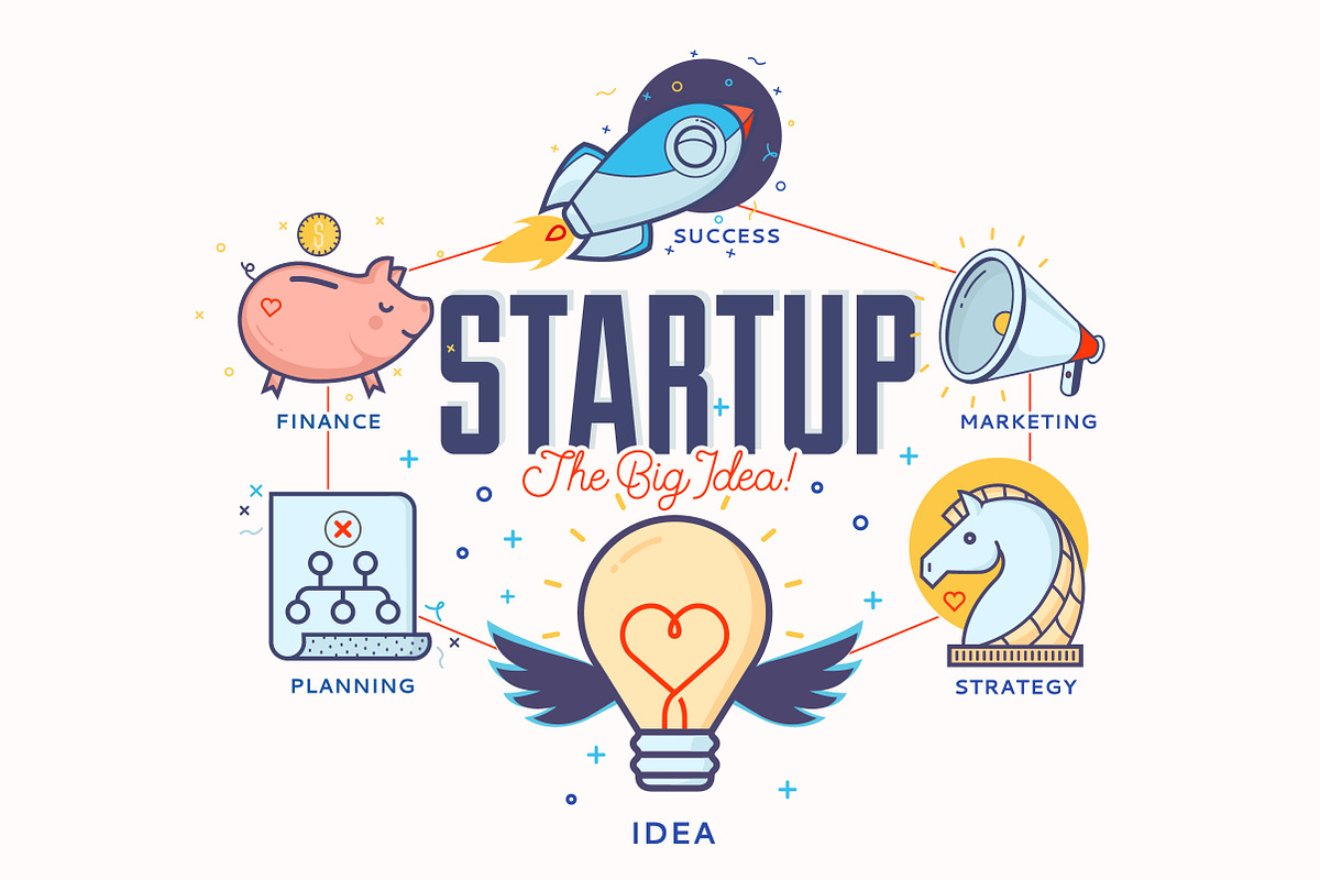 Illustrations for startup project, a Finance Illustration by VectorBakery (Photo 3 of 5)
