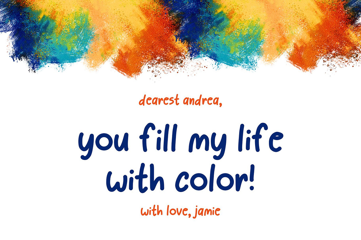 Smile - handwritten font, a Handwritten Font by Brown Cupple (Photo 3 of 5)