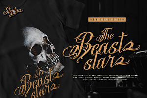 Stejita Tattoo Script Font