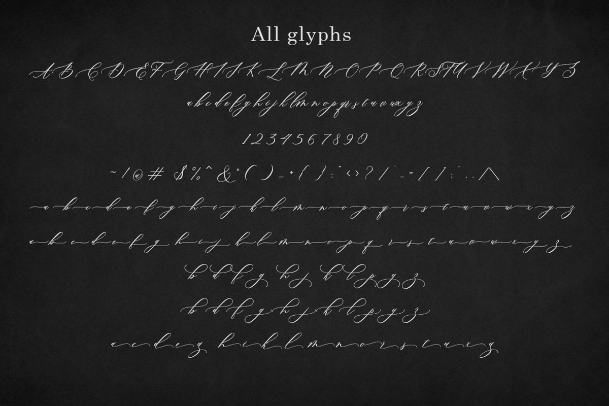 Angela Brittany, a Script Font by Amarlettering (Photo 5 of 6)